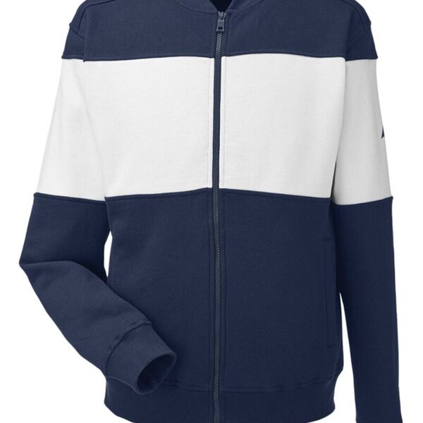 Anchor Fleece Colorblocked Bomber Jacket Thumbnail