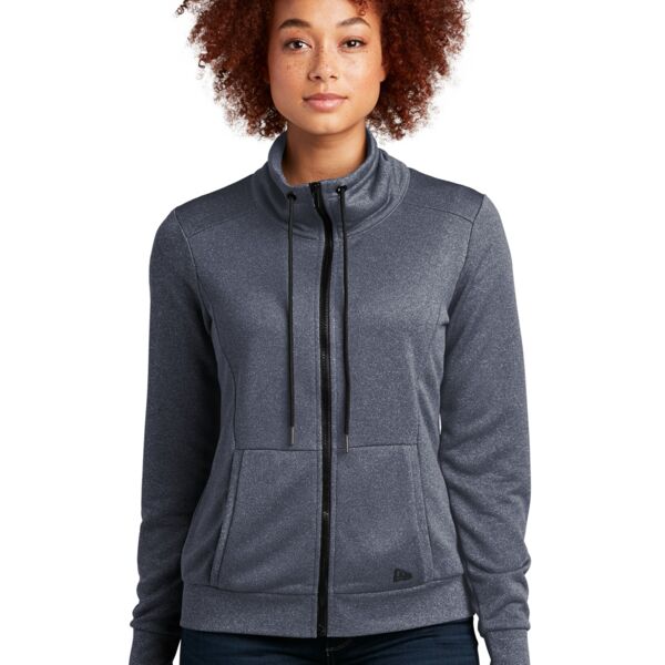 Ladies Performance Terry Full Zip Cowl Thumbnail