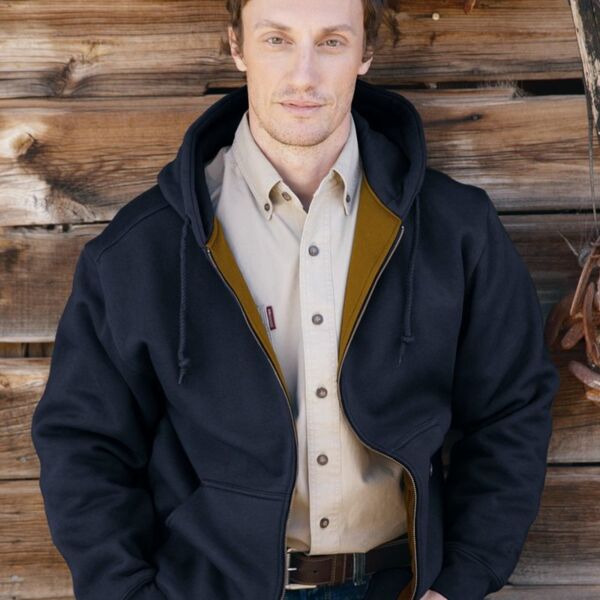 Crossfire Heavyweight Power Fleece Hooded Jacket with Thermal Lining Tall Sizes Thumbnail