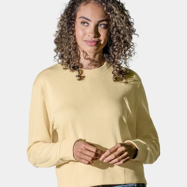 Women's Cloud Fleece Crop Crewneck Sweatshirt Thumbnail