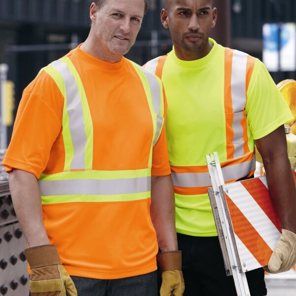 Class 2 Flat Stitch Self-Fabric Panels T-Shirt Thumbnail