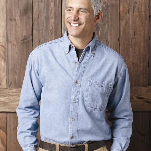 Denim Long Sleeve Shirt Thumbnail