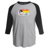 Unisex Fine Jersey Raglan T-Shirt Thumbnail