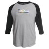 Unisex Fine Jersey Raglan T-Shirt Thumbnail